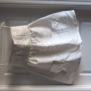 Vintage Silk Y2K Alice & Olivia Strapless Ultra Mini Pocket Dress Bachelorette